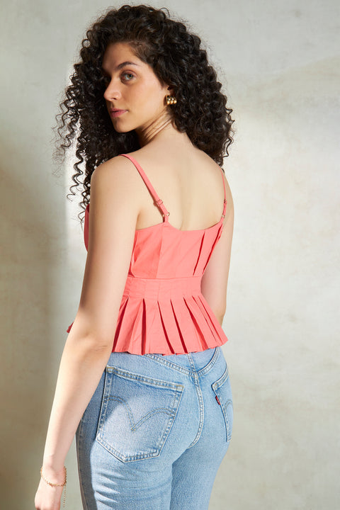 Saleisha 100% Cotton Crop Top - Image 3